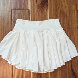 Aerie White Tennis Skirt